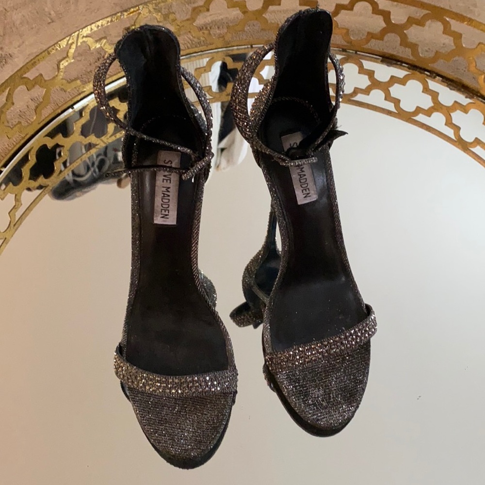 Steve Madden bedazzled heels. Great for the holidays.